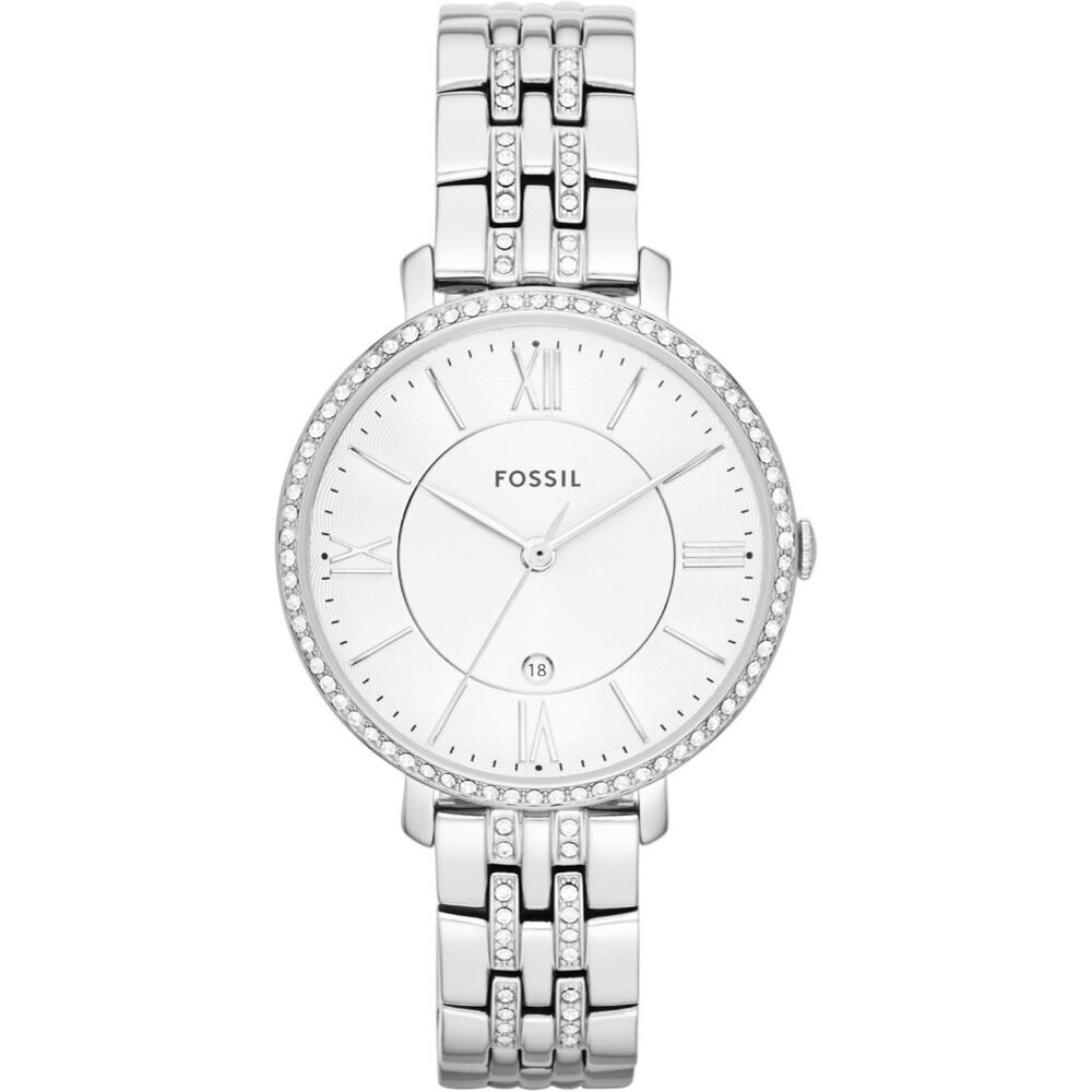 Women's Silver Jacqueline Quartz Stainless Steel Three Hand Bracelet Watch